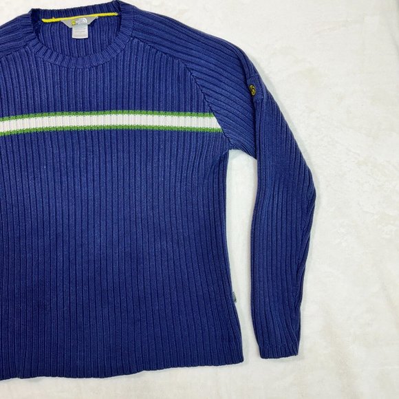 THE NORTH FACE A5 Series Men's L Vintage 90s Ribbed Knit Crewneck Winter Sweater - Picture 4 of 11